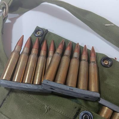 Two bandoleers with Ammunition - marked