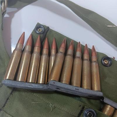 Two bandoleers with Ammunition - marked