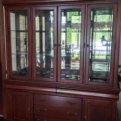 Havertys Lighted China Cabinet