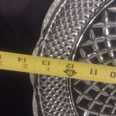 Anchor Hocking 'Wexford' Pattern Round Platter and Bowl