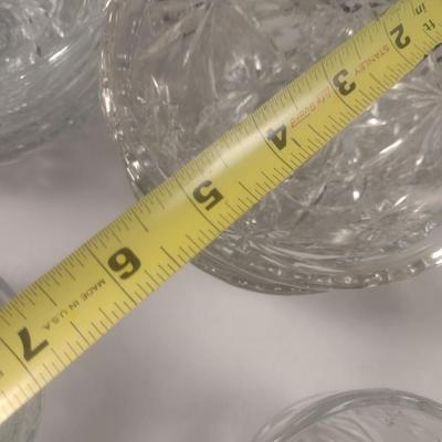 Collection of Anchor Hocking Early American Prescut Glass Dishware- Approx 23 Pieces