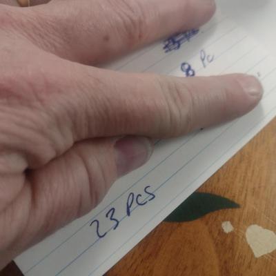 Collection of Anchor Hocking Early American Prescut Glass Dishware- Approx 23 Pieces