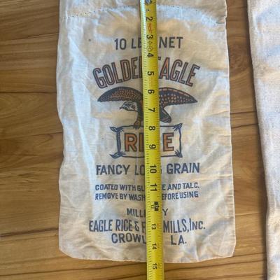 Vintage Bemis & Golden Eagle Sacks