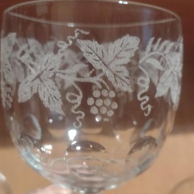 Collection of Bartlett Collins Grape Theme Glassware- Approx 30 Pieces