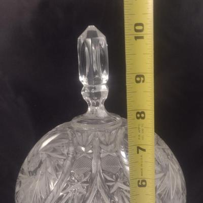 Crystal Candy Dish with Lid