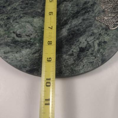 Marble Cheese Plate with Glass Dome