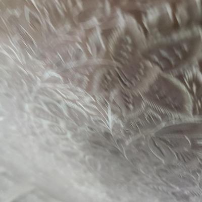 Large 28.5" Diameter Incised Brass Tray Wall Art