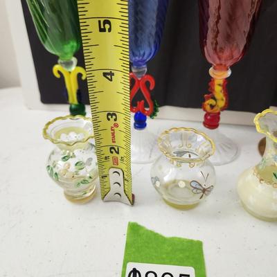 8 Pieces Mixed Lot of Art Glass 3 Murano