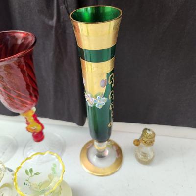 8 Pieces Mixed Lot of Art Glass 3 Murano