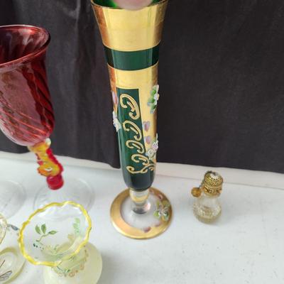 8 Pieces Mixed Lot of Art Glass 3 Murano