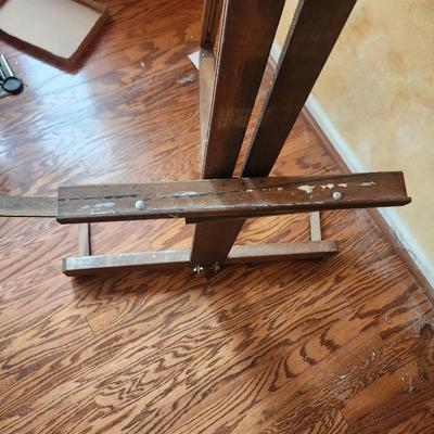 Large Anco Bilt Folding Artist Easel 29x29x79