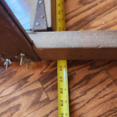 Large Anco Bilt Folding Artist Easel 29x29x79