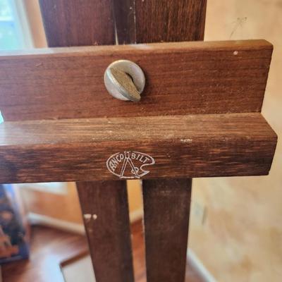 Large Anco Bilt Folding Artist Easel 29x29x79