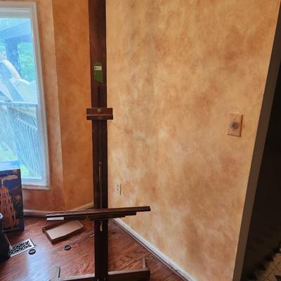 Large Anco Bilt Folding Artist Easel 29x29x79