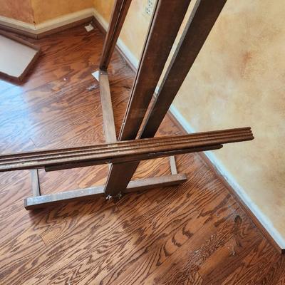 Large Anco Bilt Folding Artist Easel 29x29x79
