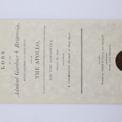 Recovered Coin from Wrecked East India company Ship in 1809