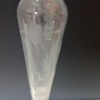 Princess House glass candle holders and glass vases with two spoon rests