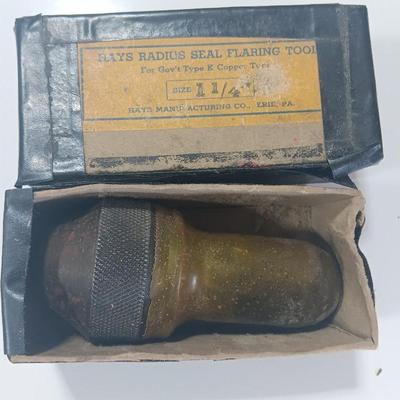 Antique Hays Radius seal flaring tool for gov't type K copper type