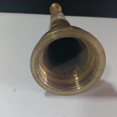 Powhatan Brass Fire Hose Nozzle