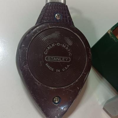 Steel Number punches with Chalk sting line