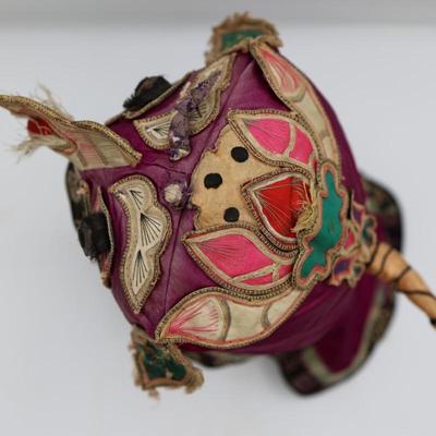 Vintage Chinese Embroidered Dragon Hat