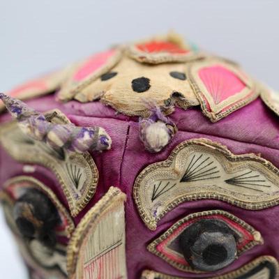 Vintage Chinese Embroidered Dragon Hat