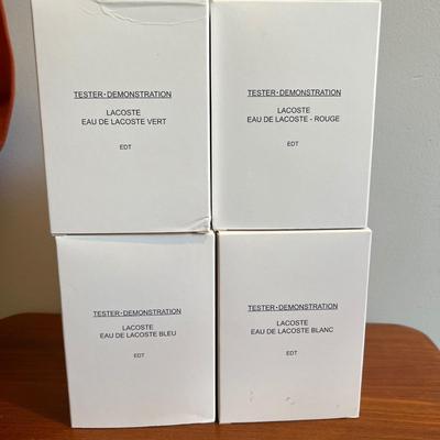 4 Lacoste Men’s Cologne's - Bleu, Vert, Rouge, Blanc