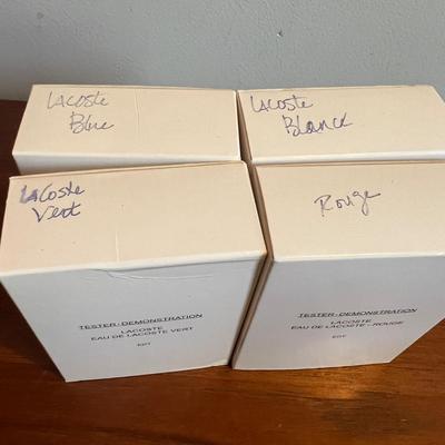 4 Lacoste Men’s Cologne's - Bleu, Vert, Rouge, Blanc