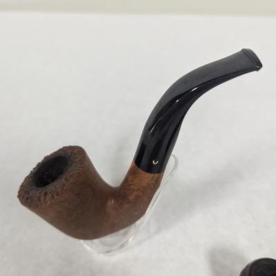 Vintage Pipes Italian Briar LHS & Com Magnum Supreme Made In England