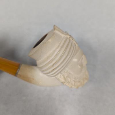 White Meerschaum Tobacco Pipe Sultan