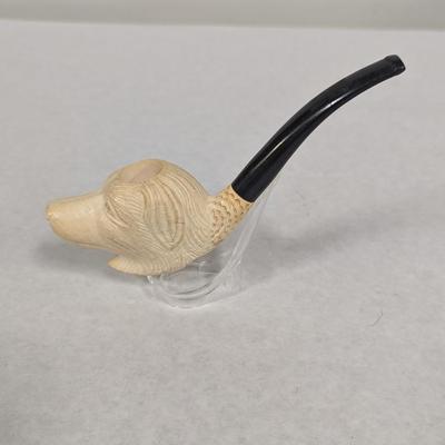 Vintage Meerschaum Tobacco Dog Pipe