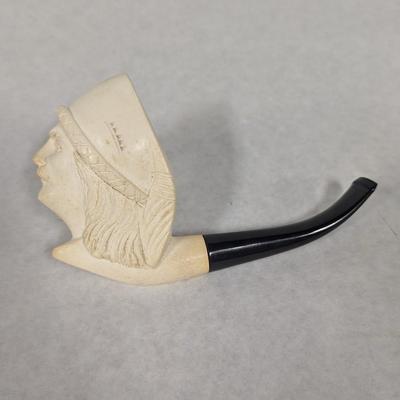 White Meerschaum Tobacco Pipe Sultan