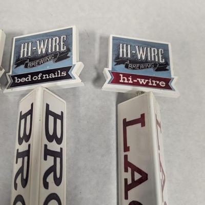 Hi-Wire Brewery Beer Tap Handles