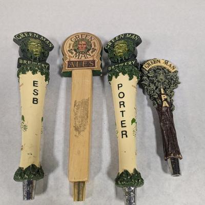 Green Man Brewery Beer Handles