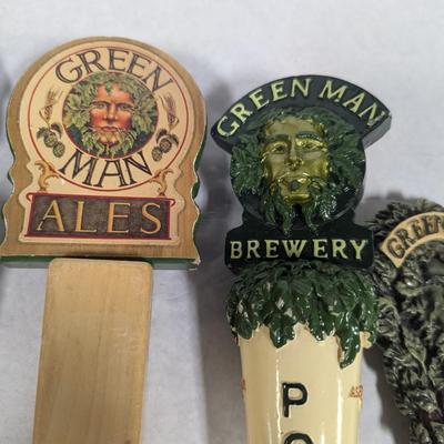 Green Man Brewery Beer Handles