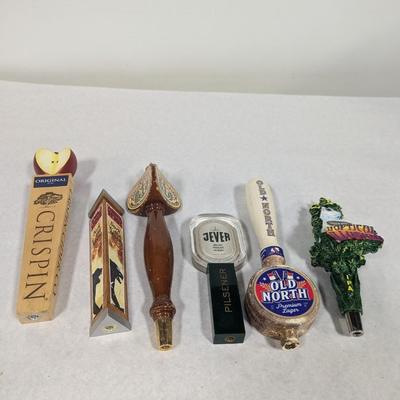 Various Brewery Beer Handles