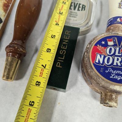 Various Brewery Beer Handles