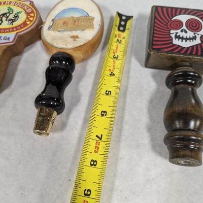 Variety Of Brewery Beer Handles