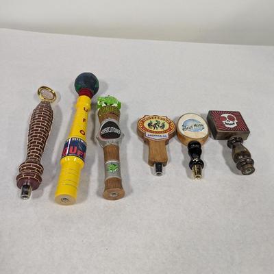 Variety Of Brewery Beer Handles