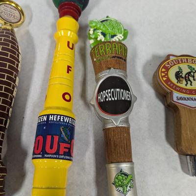 Variety Of Brewery Beer Handles