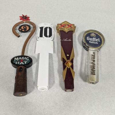 Various Brewery Beer Handles