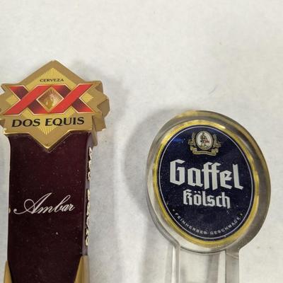 Various Brewery Beer Handles