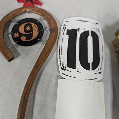 Various Brewery Beer Handles