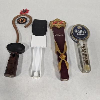 Various Brewery Beer Handles