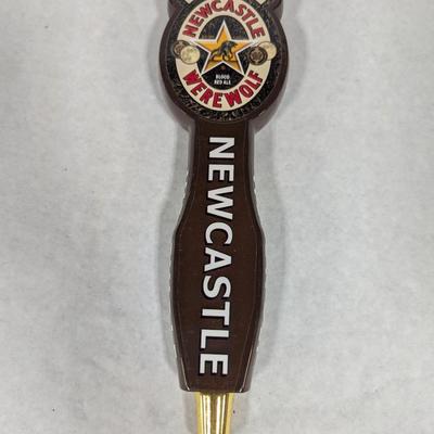 Newcastle Werewolf Beer Tap Handle