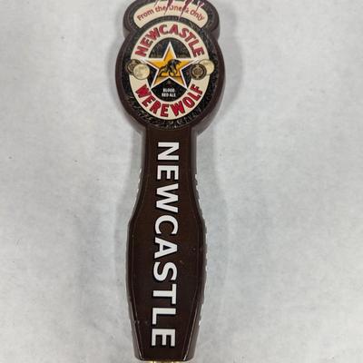Newcastle Werewolf Beer Tap Handle