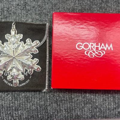 1973 Gorham Sterling Christmas Ornament W/Box