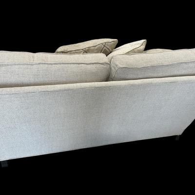 Broyhill Love Seat Neutral Fabric Nailhead trim New w/ Tag