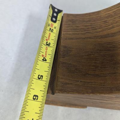 Vintage D & A Oak Wood Mantle Clock