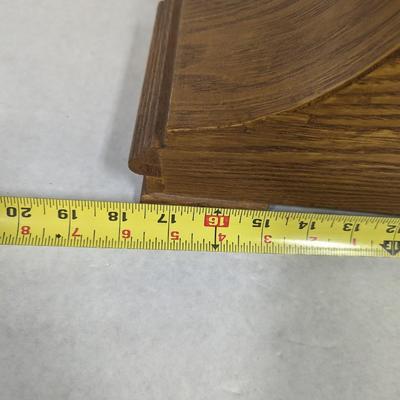 Vintage D & A Oak Wood Mantle Clock